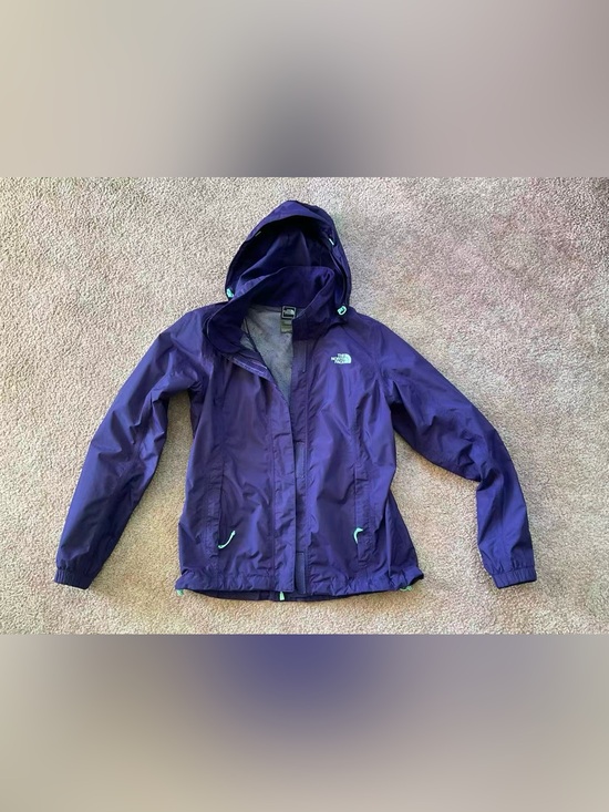 The North Face Jackets & Blazers - The North Face Purple Hooded Rain Jacket size small